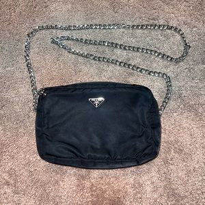 Prada nylon pouch crossbody